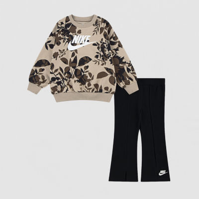 Nike Toddler Girls Legging Set, Color: Black JCPenney
