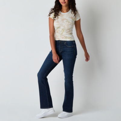 Arizona Womens Mid Rise Bootcut Jean