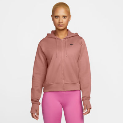 Nike Therma-FIT Womens Long Sleeve Fleece Zipper Active Hoodie