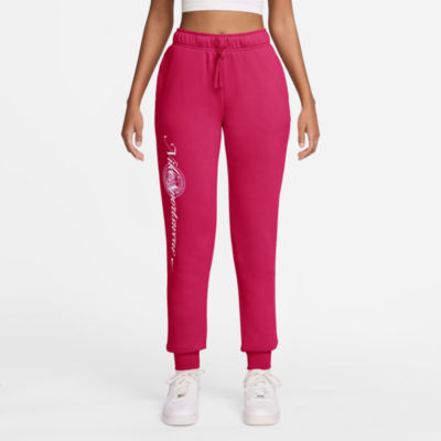 Nike Club Womens Cuffed Mid Rise Fleece Jogger