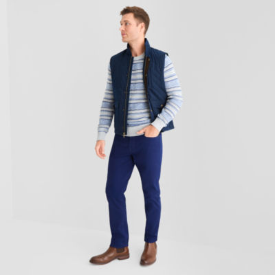 St. John's Bay Brushed Quilted Mens Heavyweight Puffer Vest