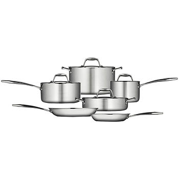 Tramontina 15-Piece 18/10 Stainless Steel Cookware Set 