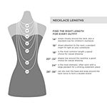 1928 Black Tone 16 Inch Link Pendant Necklace