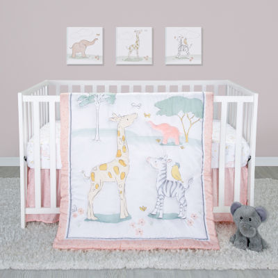 Sammy And Lou 4pc. Crib Bedding Set, Color Pink JCPenney