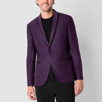 J. Ferrar Mens Slim Stretch Fabric Slim Fit Tuxedo Jacket