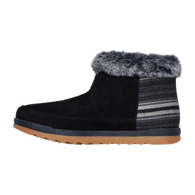 Skechers Bobs Cozy Chill Comfy Break Womens Bootie Slippers