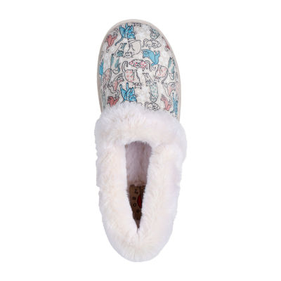 Skechers Bobs Too Cozy Stress Fur-Ee Womens Bootie Slippers