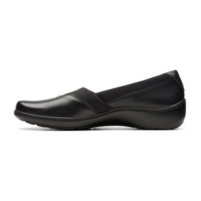 Clarks Cora Charm Womens Round Closed Toe Slip-On Shoe