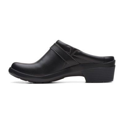 Clarks Angie Mist Womens Round Closed Toe Clogs