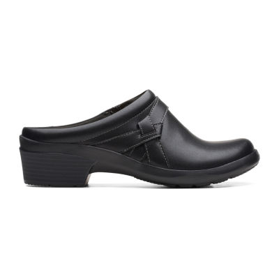 Clarks Angie Mist Womens Round Closed Toe Clogs