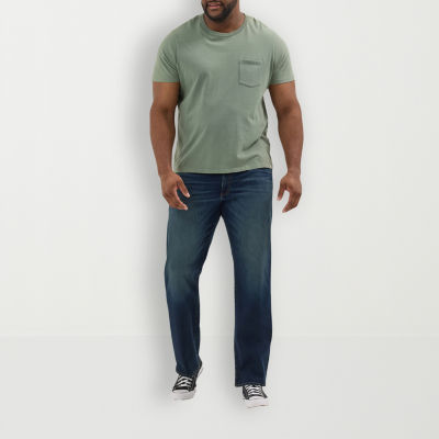 Lee Big and Tall Extreme Motion Relaxed Straight Leg Jeans