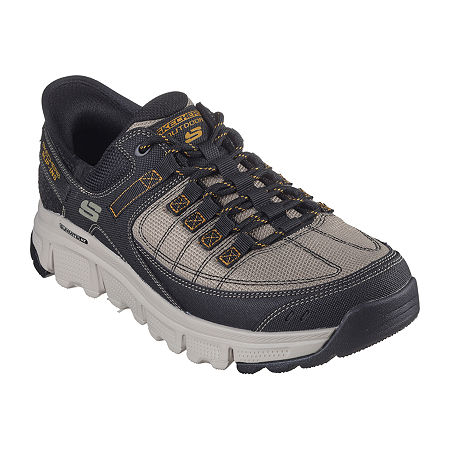 Skechers Mens Summits At Hands Free Slip-Ins Slip-On Walking Shoes, 9 Medium, Beige