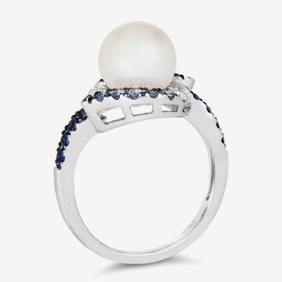 Le Vian® Ring featuring Denim Ombré® White Sapphire Vanilla Pearls™ set in 14K Vanilla Gold®