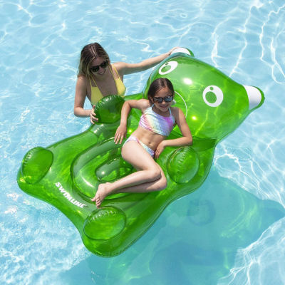 60in Green Gummy Bear Swimming Pool Floats