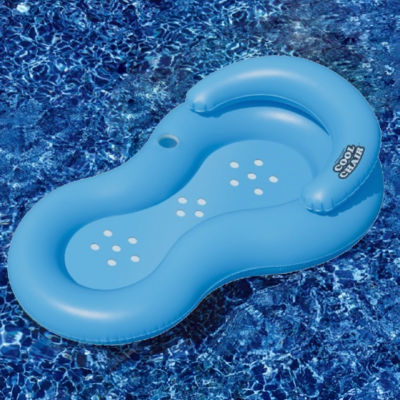 Inflatable Chair Lounge Chair With Holes Pool Floats