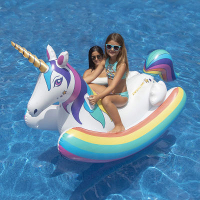 86 Inflatable Unicorn Rocker Pool Float