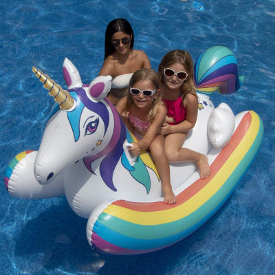 86 Inflatable Unicorn Rocker Pool Float