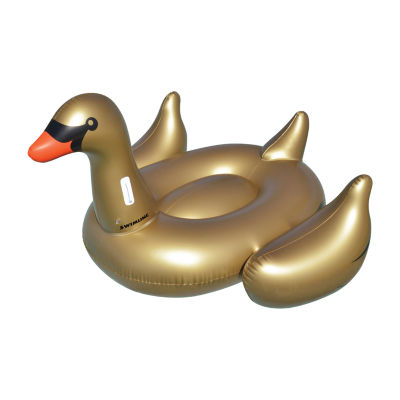 Inflatable Giant Swan Ride-On Pool Floats