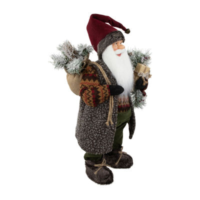 24'' Country Rustic Santa Claus Christmas Figure