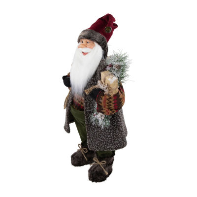 24'' Country Rustic Santa Claus Christmas Figure