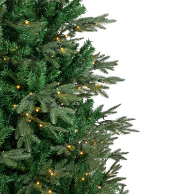 7.5' Pre-Lit Hudson Fir Artificial Christmas Tree  Warm White LED Lights