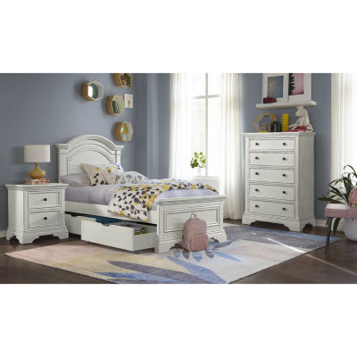 Westwood Design Olivia Twin Bed with 2 Storage Drawers