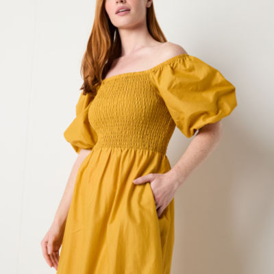 Ryegrass Plus Short Sleeve Maxi Dress
