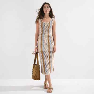 a.n.a Cynthia Woven Bucket Bag