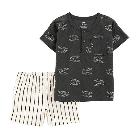 Carter's Toddler Boys 2-pc. Short Set, 3t, Black