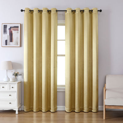 Regal Home Sutter Grommet Top Blackout Single Curtain Panel