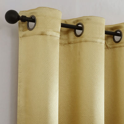Regal Home Sutter Grommet Top Blackout Single Curtain Panel