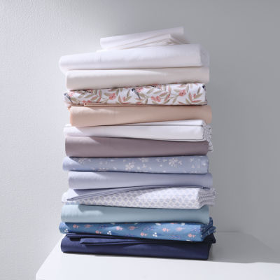 Home Expressions Cool and Crisp Cotton Percale Sheet Set