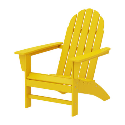 POLYWOOD Vineyard Adirondack Chair One Size Yellow 464$