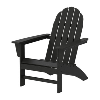 POLYWOOD Vineyard Adirondack Chair One Size Black 432$