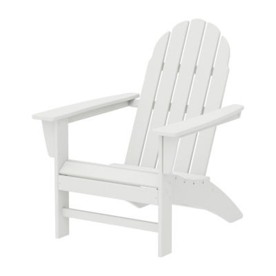 POLYWOOD Vineyard Adirondack Chair One Size White 464$