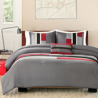 Intelligent Design Stripes Comforter Set