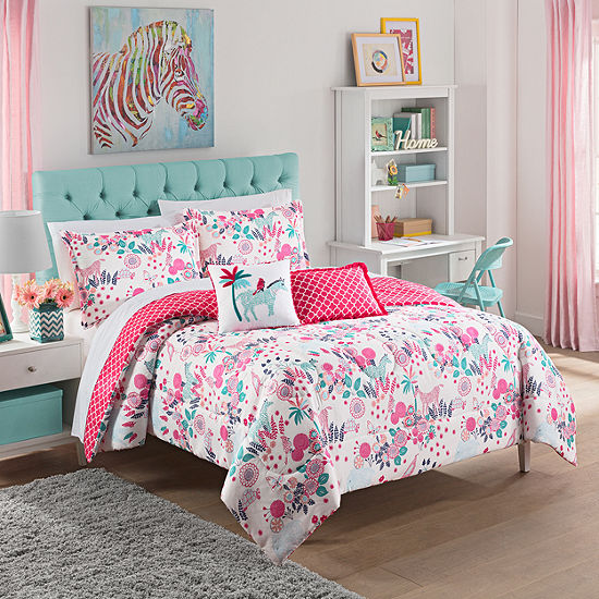 Waverly Reverie Floral Midweight Reversible Comforter Set