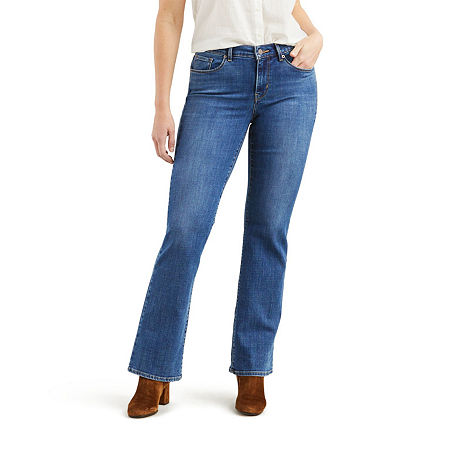 Levi's Womens Mid Rise Classic Bootcut Jean, 6 Short, Blue