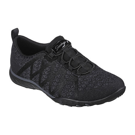 Skechers Womens Breathe Easy Infiknity Slip-On Shoe, 8 Medium, Black