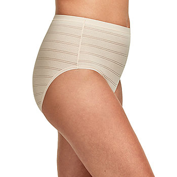 Hanes Women's Ultimate Cotton Comfort Brief Panties 4-Pack, Size 5