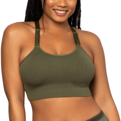 Curvy Couture Smooth Seamless Comfort Wireless Longline Bra-1332