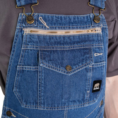 Berne Heritage Unlined Denim Bib Mens Big and Tall Workwear