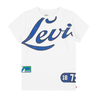 Levi's Big Boys Crew Neck Short Sleeve Graphic T-Shirt