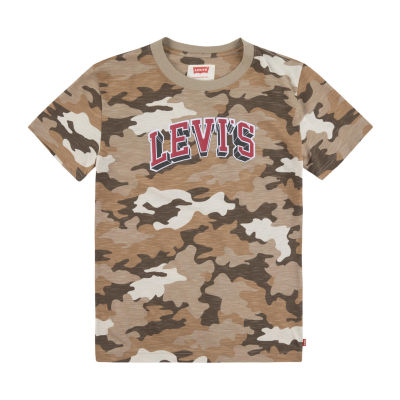 Levi's Big Boys Crew Neck Short Sleeve Graphic T-Shirt