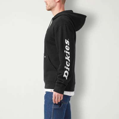 Dickies Wordmark Logo Fleece Mens Long Sleeve Hoodie