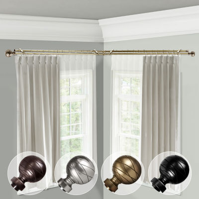 Rod Desyne Arman Corner Double Curtain