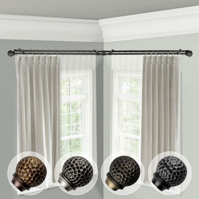 Rod Desyne Celio Corner Double Curtain Rod