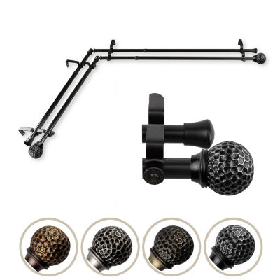 Rod Desyne Celio Corner Double Curtain Rod