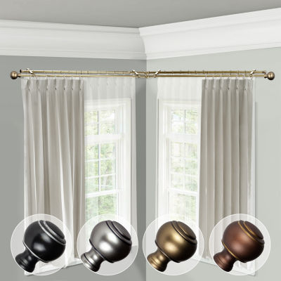 Rod Desyne Jaylin Corner Double Curtain