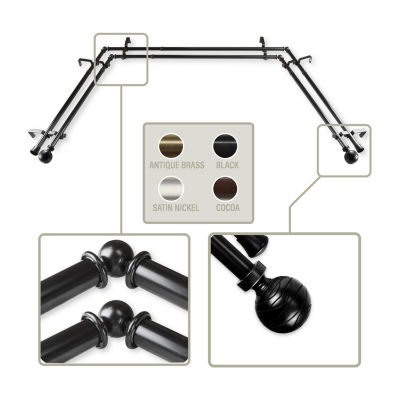 Rod Desyne Arman Double Bay Window Rod